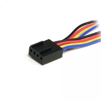 StarTech.com 12in 4-pins ventilatorvoedings-Y-kabel – F/M, Molex (4-pin), Molex (4-pin), 0,31 m, stekker, bus, veelkleurig