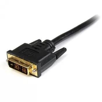 StarTech.com 5m HDMI® naar DVI-D-kabel – M/M, 5 m, HDMI, DVI-D, stekker, stekker, goud