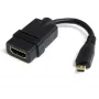 StarTech.com Micro HDMI naar HDMI-adapter - 4K 30Hz video - robuuste high speed Micro HDMI Type-D naar HDMI 1.4-converter/kabeladapter-dongle - Ultra HD HDMI-monitors, tv's en displays - bu/st