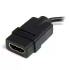 StarTech.com Micro HDMI naar HDMI-adapter - 4K 30Hz video - robuuste high speed Micro HDMI Type-D naar HDMI 1.4-converter/kabeladapter-dongle - Ultra HD HDMI-monitors, tv's en displays - bu/st