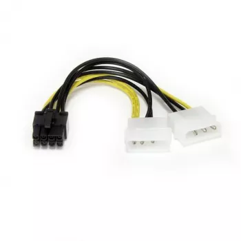 StarTech.com 15 cm LP4 naar 8-pins PCI Express grafische kaart-voedingsadapter