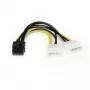 StarTech.com 15 cm LP4 naar 8-pins PCI Express grafische kaart-voedingsadapter