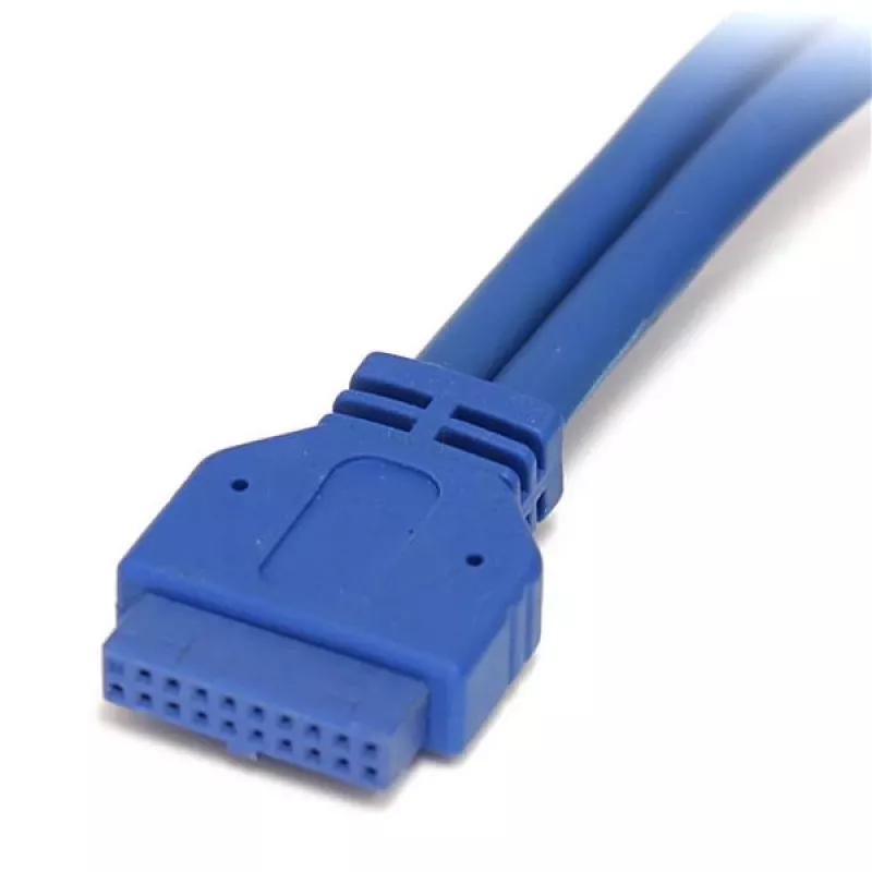 StarTech.com 2-poorts paneelmontage USB 3.0-kabel - USB A naar moederbordheaderkabel F/F
