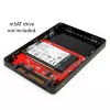 StarTech.com 2,5-inch SATA-naar-Mini-SATA SSD-adapterbehuizing, zilver, 0 - 50 °C, -10 - 85 °C, 5 - 95 %, 68 mm, 98 mm
