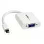 StarTech.com Mini DisplayPort naar VGA-adapter - actieve Mini DP naar VGA-converter - 1080p video - mDP of Thunderbolt 1/2 Mac/PC naar VGA-monitor/projector/display - mDP 1.2 naar VGA-dongle - wit