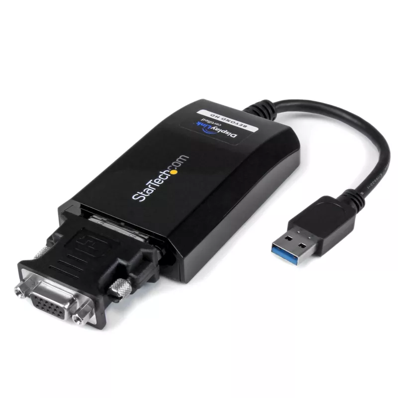 StarTech.com USB 3.0 naar DVI / VGA-adapter – 2048x1152, 3.2 Gen 1 (3.1 Gen 1), USB Type-A, DVI-uitgang, 2048 x 1152 pixels
