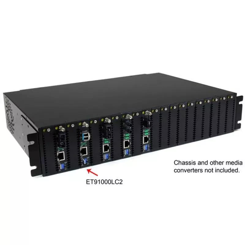 StarTech.com glasvezel mediaconverter Gigabit 1000Mbps MM vezel LC 550m