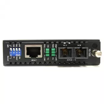 StarTech.com 10/100 Mbps singlemode glasvezel mediaconverter SC 30 km