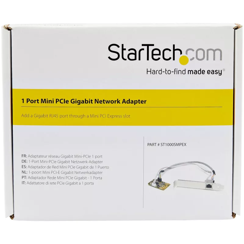 StarTech.com Mini PCI Express Gigabit Ethernet netwerkadapter NIC-kaart