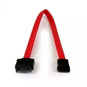 StarTech.com 0,3 m SATA-verlengkabel, 0,3 m, SATA III, SATA 7-pins, SATA 7-pins, stekker/bus, zwart, rood