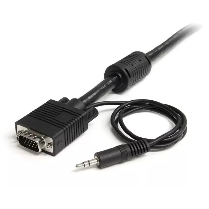 StarTech.com 2m coax hoogresolutie monitor-VGA-kabel met audio HD15 M/M