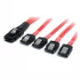 StarTech.com 1m Serial Attached SCSI SAS-kabel – SFF-8087 naar 4x vergrendelbare SATA