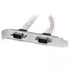 StarTech.com 2-poorts 16 inch DB9 seriële poortbeugel naar 10-pins header
