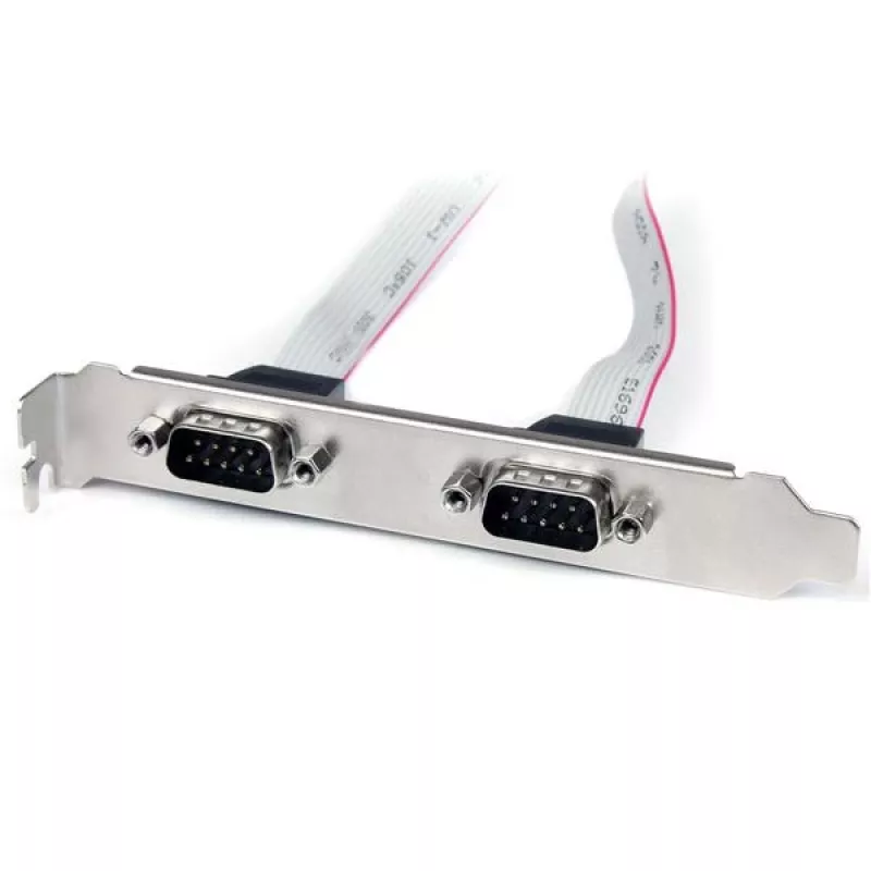 StarTech.com 2-poorts 16 inch DB9 seriële poortbeugel naar 10-pins header