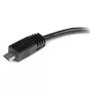 StarTech.com 15 cm Micro-USB naar Mini-USB adapterkabel M/W, 0,15 m, Mini-USB B, Micro-USB A, stekker/bus, zwart