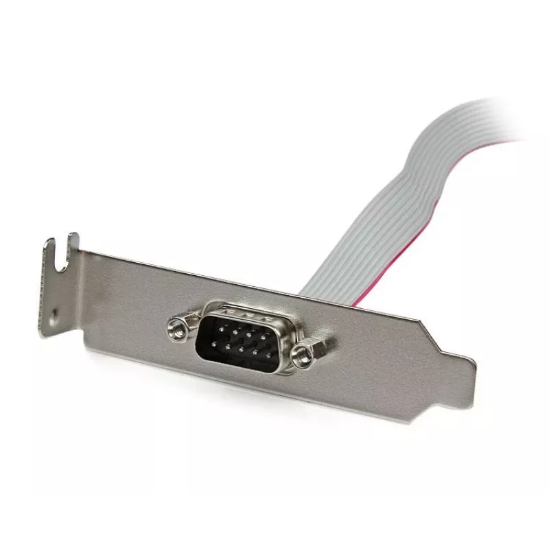 StarTech.com 1 poorts 16 inch DB9 seriële aansluitbeugel naar 10-pins header – Low Profile