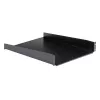 StarTech.com 2U serverrack-legbord – universeel uitschuifbaar rackmontagebord voor 19-inch netwerkapparatuurrack en -kast – hoogbelastbaar staal – draagvermogen 22,6 kg – 22 inch diepe lade, zwart