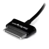 StarTech.com USB OTG-adapterkabel voor Samsung Galaxy Tab, 0,1524 m, Samsung 30p, USB A, zwart, stekker, bus