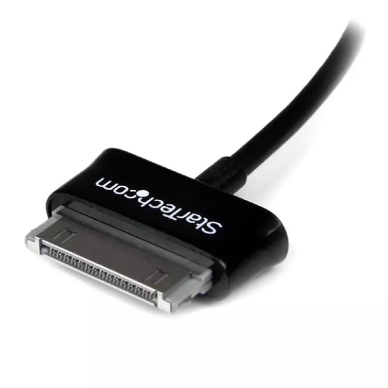 StarTech.com USB OTG-adapterkabel voor Samsung Galaxy Tab, 0,1524 m, Samsung 30p, USB A, zwart, stekker, bus