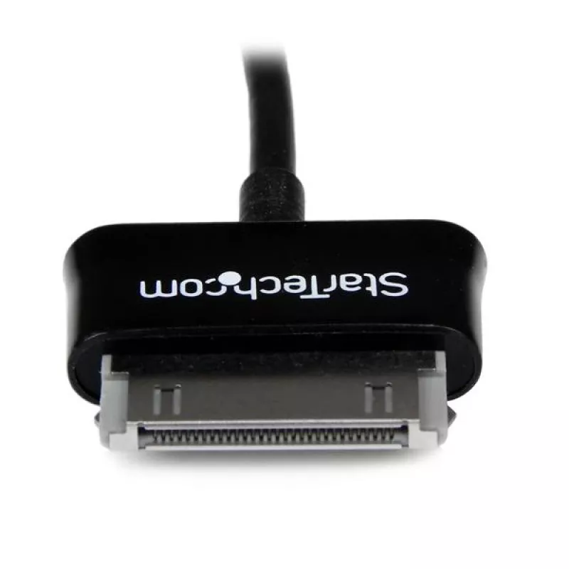 StarTech.com USB OTG-adapterkabel voor Samsung Galaxy Tab, 0,1524 m, Samsung 30p, USB A, zwart, stekker, bus