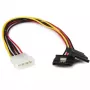StarTech.com 30,5 cm LP4 naar 2x vergrendelbare SATA-stroom Y-kabel splitter-adapter – 4-polige LP4 naar dubbele SATA
