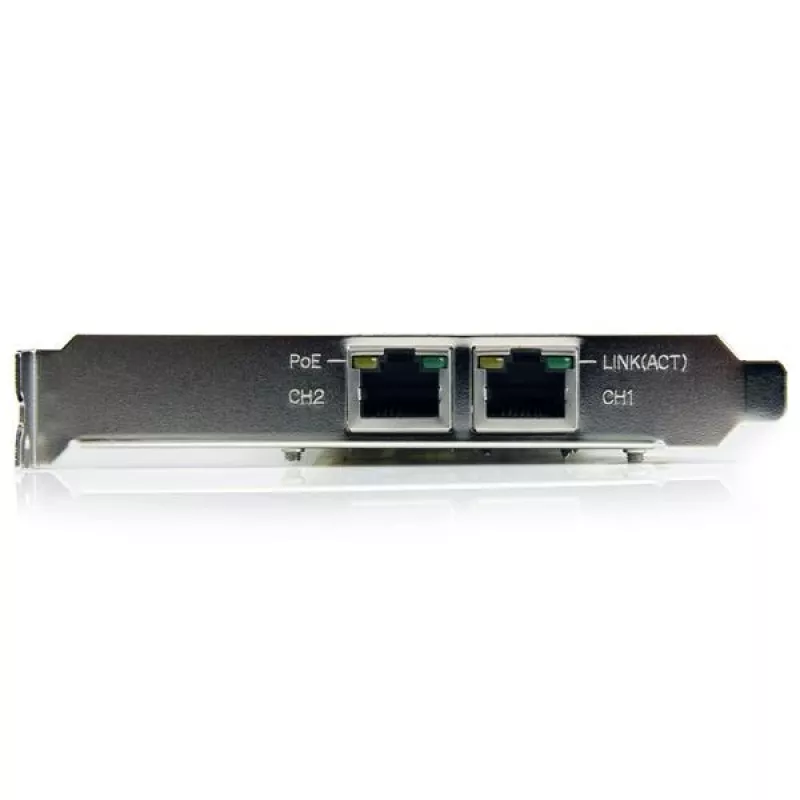 StarTech.com dual-port PCI Express Gigabit Ethernet PCIe netwerkkaartadapter – PoE/PSE