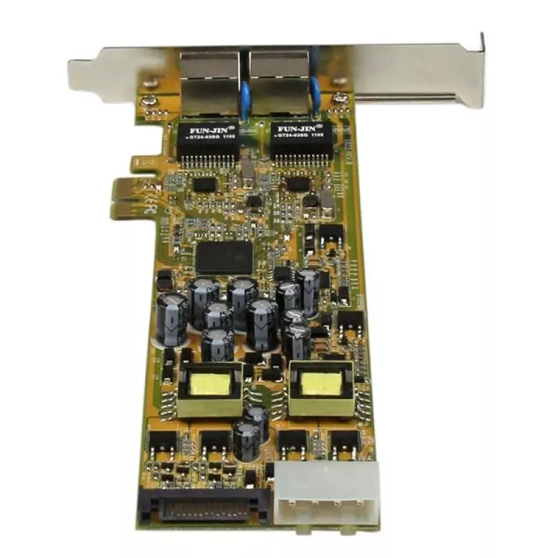 StarTech.com dual-port PCI Express Gigabit Ethernet PCIe netwerkkaartadapter – PoE/PSE