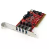 StarTech.com 4-poorts PCI USB 3.0 adapterkaart met SATA/SP4-stroomaansluiting