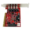 StarTech.com 4-poorts PCI USB 3.0 adapterkaart met SATA/SP4-stroomaansluiting