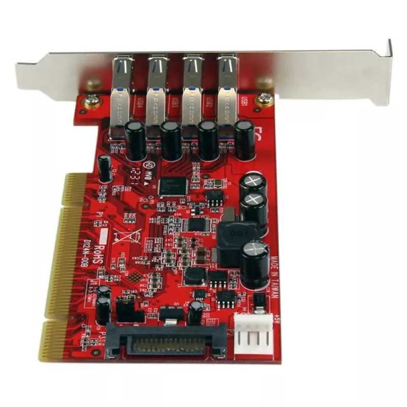 StarTech.com 4-poorts PCI USB 3.0 adapterkaart met SATA/SP4-stroomaansluiting