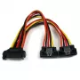 StarTech.com 15 cm Latching SATA Power Y-Splitter-kabeladapter – Stekker/bus