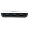 StarTech.com USB 3.0 naar Gigabit Ethernet NIC netwerkadapter met 3-poorts hub - wit