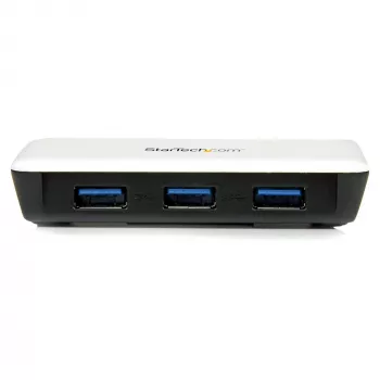 StarTech.com USB 3.0 naar Gigabit Ethernet NIC netwerkadapter met 3-poorts hub - wit