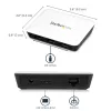 StarTech.com USB 3.0 naar Gigabit Ethernet NIC netwerkadapter met 3-poorts hub - wit