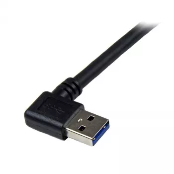 StarTech.com 1m zwart SuperSpeed USB 3.0-kabel - haakse A naar B - M/M