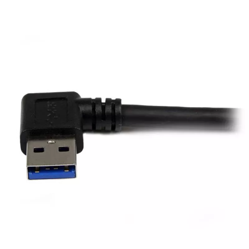 StarTech.com 1m zwart SuperSpeed USB 3.0-kabel - haakse A naar B - M/M