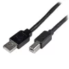 StarTech.com 20 m actieve USB 2.0 A-naar-B-kabel, lange USB-kabel, USB-printerkabel, 1x USB A (M), 1x USB B (M), zwart