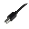 StarTech.com 20 m actieve USB 2.0 A-naar-B-kabel, lange USB-kabel, USB-printerkabel, 1x USB A (M), 1x USB B (M), zwart