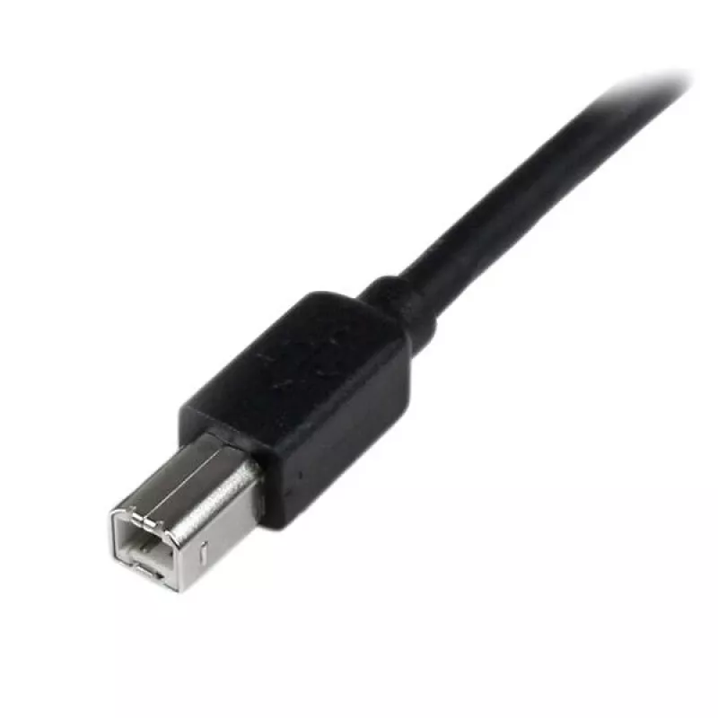 StarTech.com 20 m actieve USB 2.0 A-naar-B-kabel, lange USB-kabel, USB-printerkabel, 1x USB A (M), 1x USB B (M), zwart