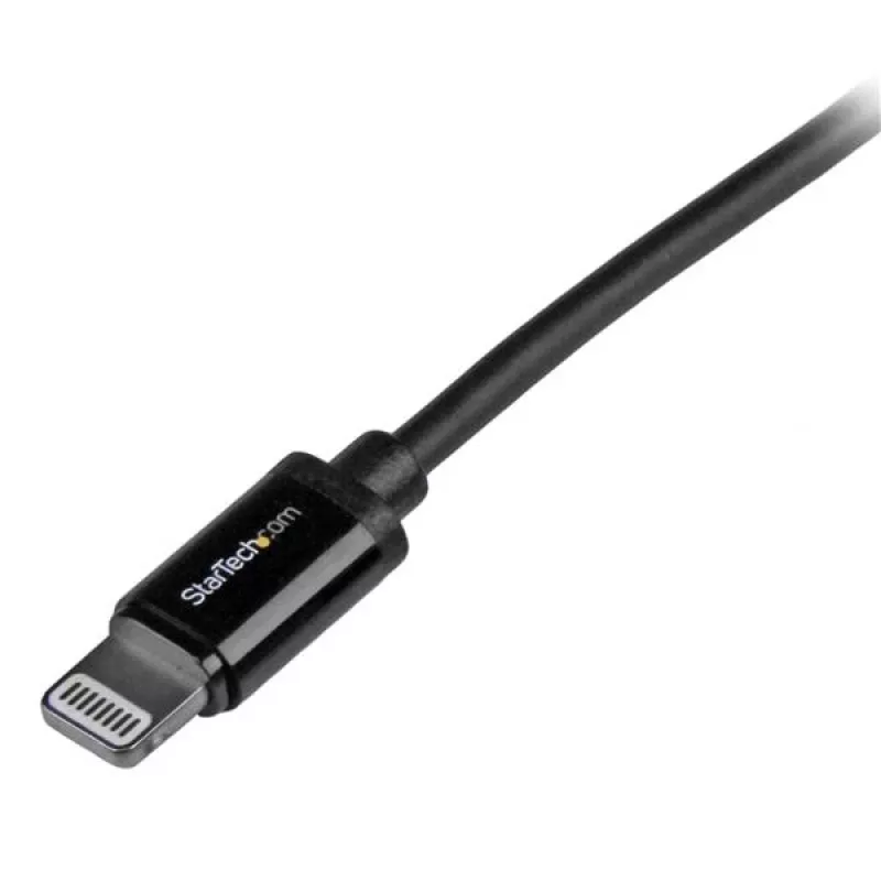 StarTech.com 1 m USB-naar-Lightning-kabel – iPhone/iPad/iPod-oplaadkabel – hogesnelheids Lightning-naar-USB-kabel – Apple MFi-gecertificeerd – zwart