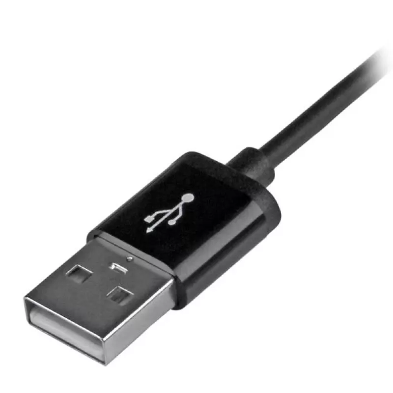 StarTech.com 1 m USB-naar-Lightning-kabel – iPhone/iPad/iPod-oplaadkabel – hogesnelheids Lightning-naar-USB-kabel – Apple MFi-gecertificeerd – zwart