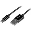 StarTech.com 1 m USB-naar-Lightning-kabel – iPhone/iPad/iPod-oplaadkabel – hogesnelheids Lightning-naar-USB-kabel – Apple MFi-gecertificeerd – zwart