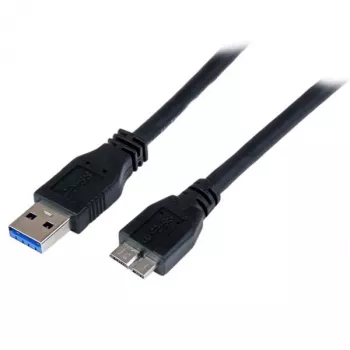 StarTech.com 1m (3ft) gecertificeerde SuperSpeed USB 3.0 A naar Micro B-kabel - M/M
