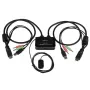 StarTech.com 2-poorts USB HDMI kabel-KVM-switch met audio en afstandsbediening – USB-gevoed