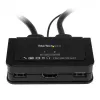 StarTech.com 2-poorts USB HDMI kabel-KVM-switch met audio en afstandsbediening – USB-gevoed
