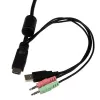 StarTech.com 2-poorts USB HDMI kabel-KVM-switch met audio en afstandsbediening – USB-gevoed