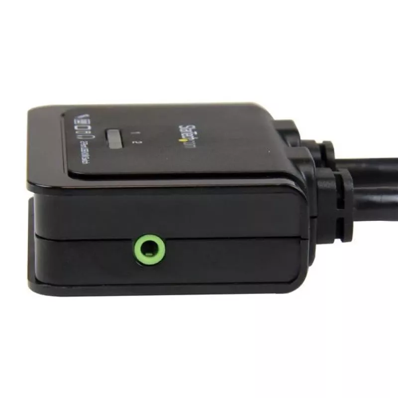 StarTech.com 2-poorts USB HDMI kabel-KVM-switch met audio en afstandsbediening – USB-gevoed