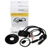 StarTech.com 2-poorts USB HDMI kabel-KVM-switch met audio en afstandsbediening – USB-gevoed