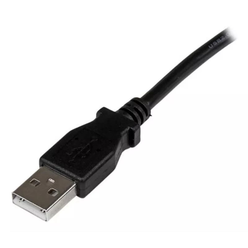 StarTech.com 1 m USB 2.0-kabel A naar haakse B – M/M, 1 m, USB A, USB B, USB 2.0, male/male, zwart