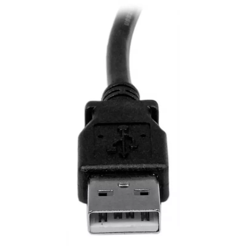 StarTech.com 1 m USB 2.0-kabel A naar haakse B – M/M, 1 m, USB A, USB B, USB 2.0, male/male, zwart